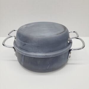 Vintage Commercial Aluminum Cookware Anodized Aluminum Dutch Oven Pot 2 1/2 qt